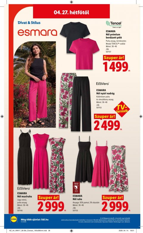 LIDL akciós újság