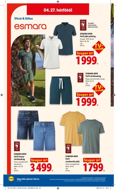 LIDL akciós újság