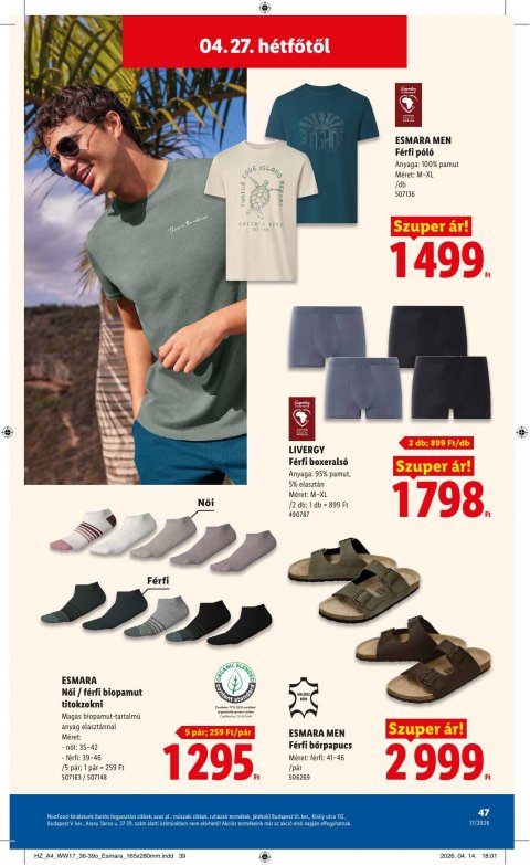 LIDL akciós újság