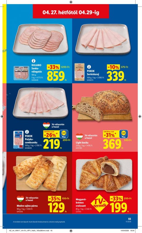 LIDL akciós újság