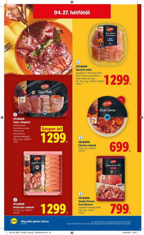 LIDL akciós újság