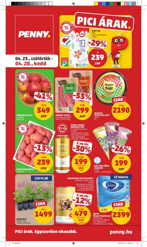PENNY akciós újság od 23. 4. 2026 do 28. 4. 2026
