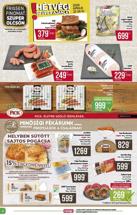 COOP Alföld akciós újság