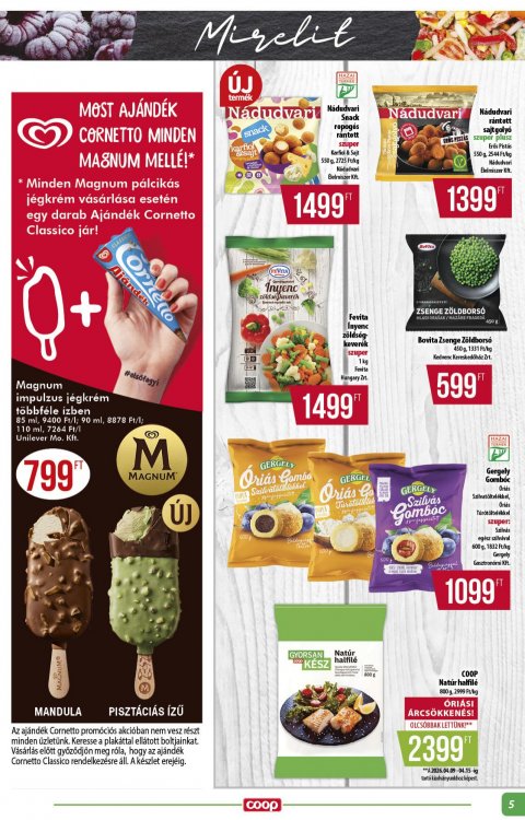 COOP Alföld akciós újság