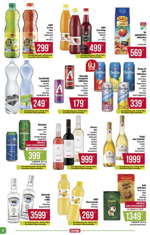 COOP Alföld akciós újság