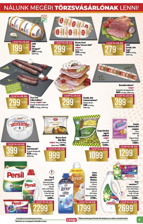 COOP Alföld akciós újság