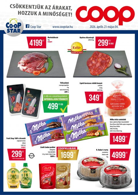 COOP Star akciós újság