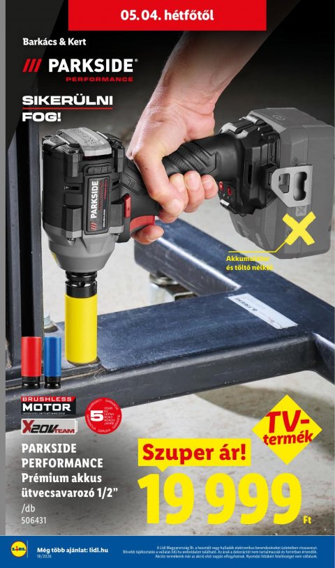 LIDL Nonfood akciós újság