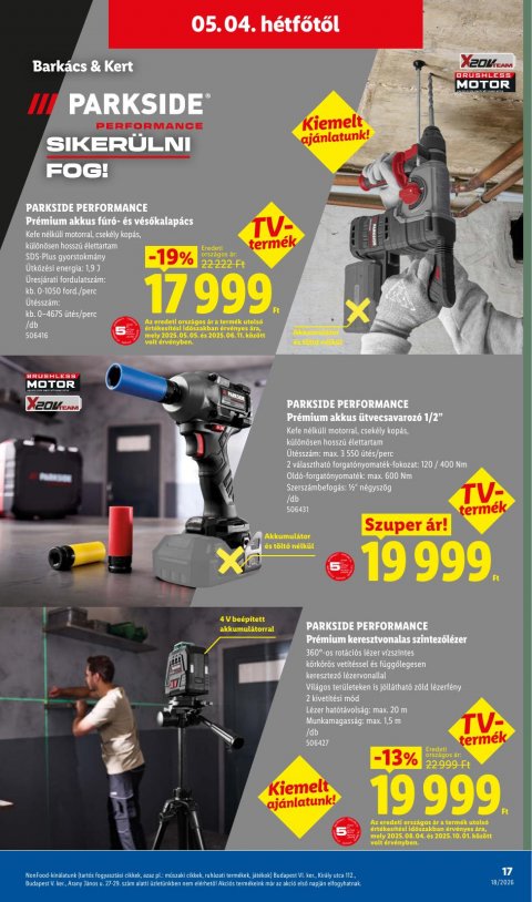 LIDL Nonfood akciós újság