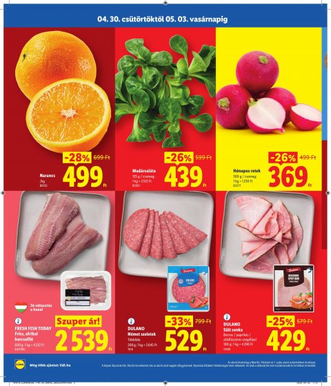 LIDL Regionális akciós újság