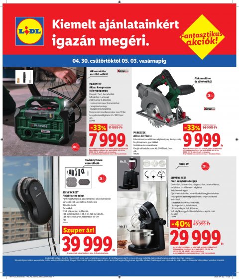 LIDL Regionális akciós újság