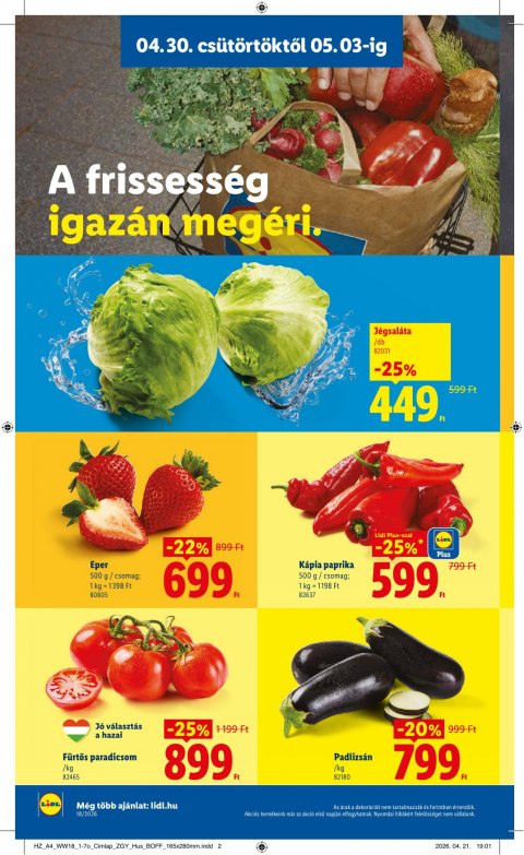 LIDL akciós újság