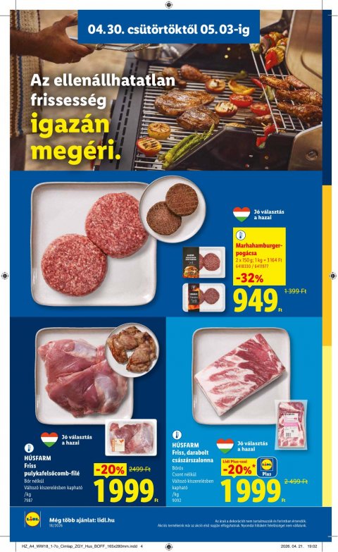 LIDL akciós újság
