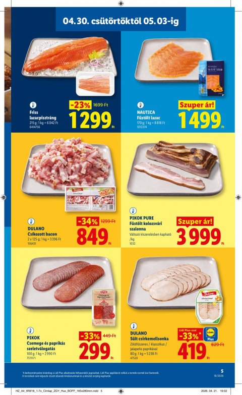 LIDL akciós újság