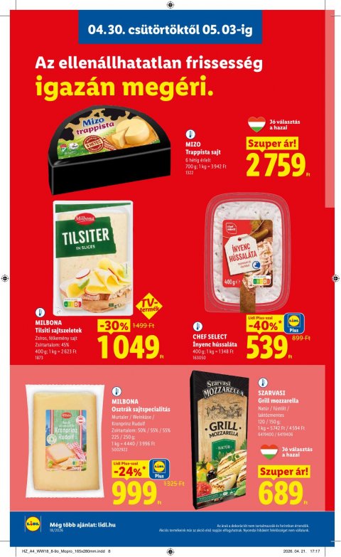 LIDL akciós újság