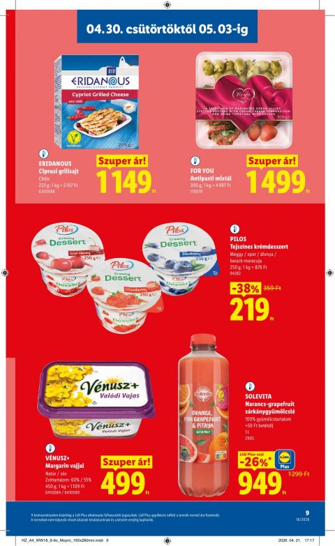 LIDL akciós újság