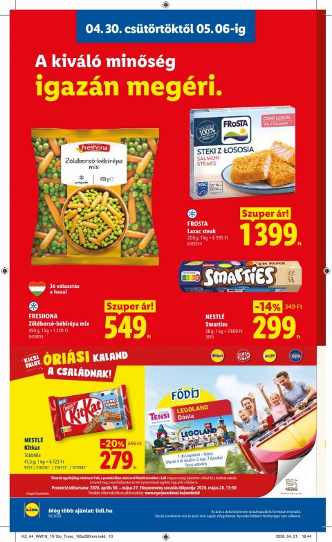 LIDL akciós újság