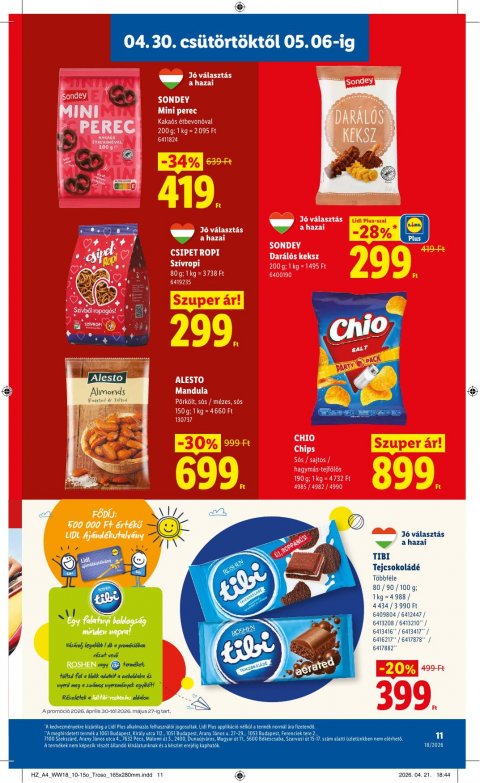 LIDL akciós újság