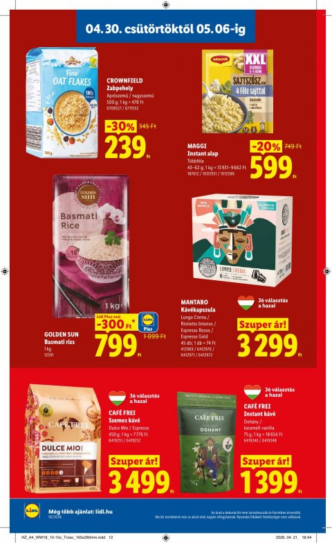 LIDL akciós újság