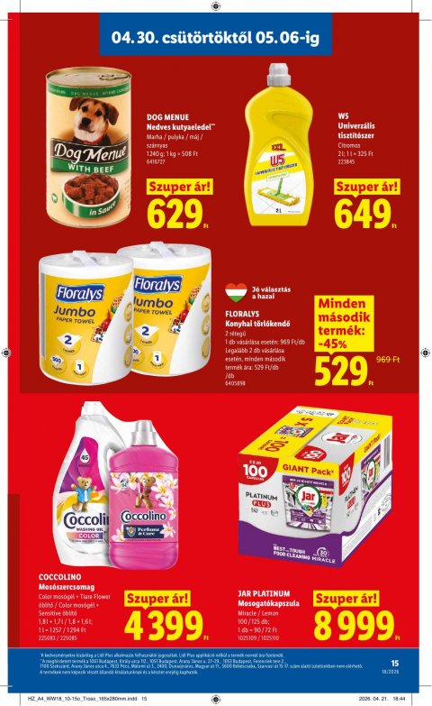 LIDL akciós újság