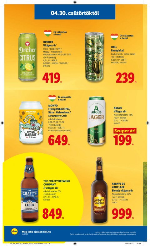 LIDL akciós újság