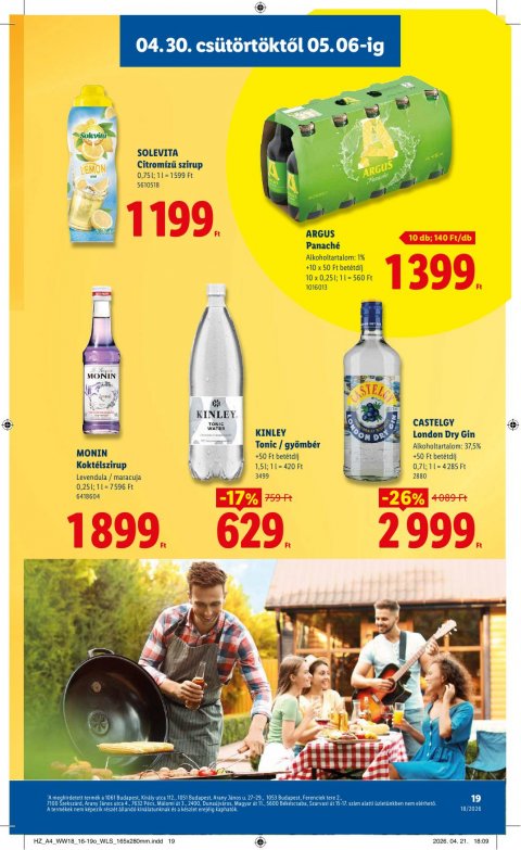 LIDL akciós újság