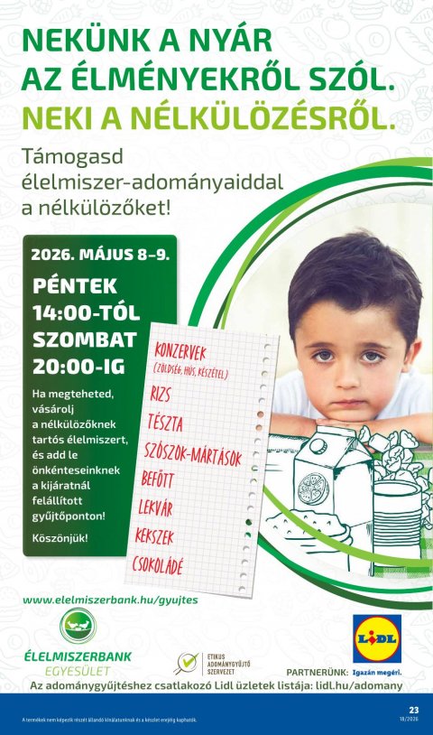 LIDL akciós újság