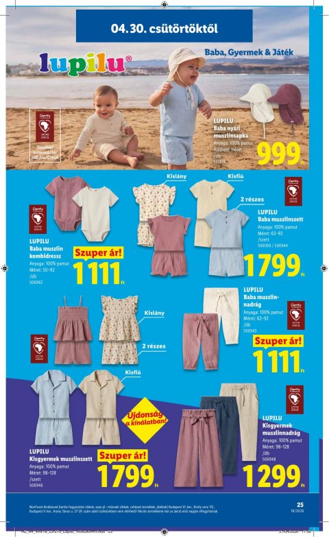 LIDL akciós újság