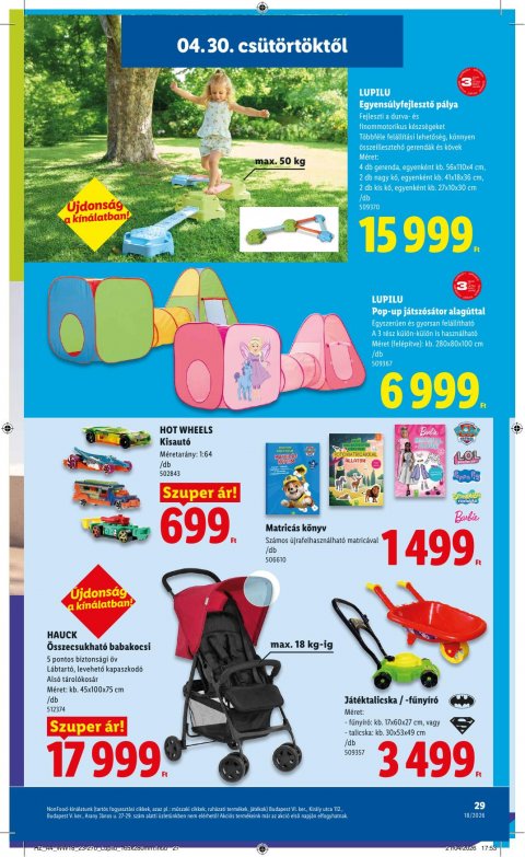 LIDL akciós újság