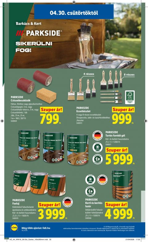 LIDL akciós újság