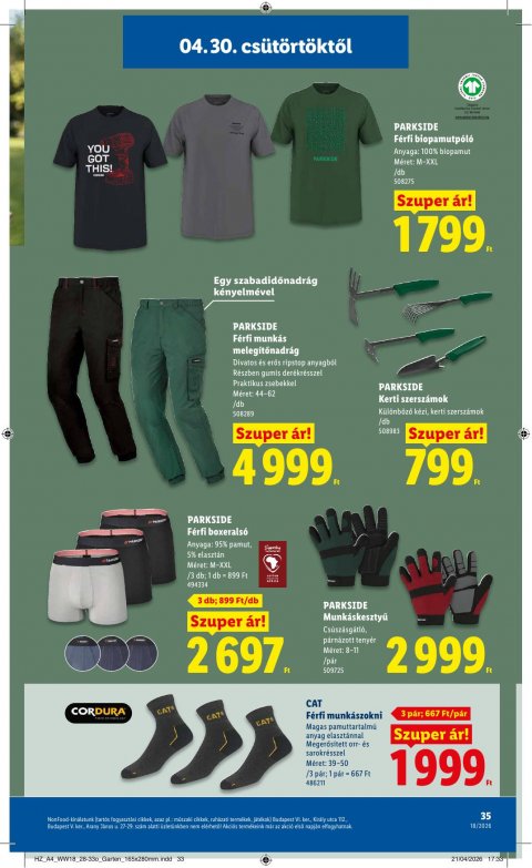 LIDL akciós újság