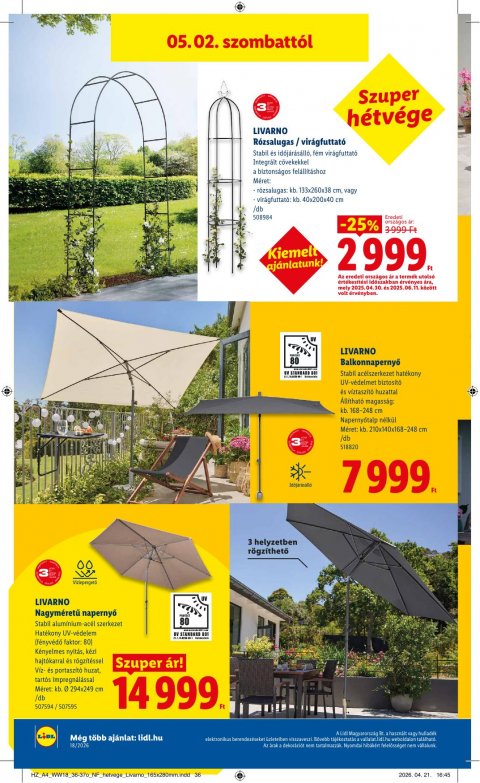 LIDL akciós újság