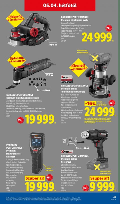 LIDL akciós újság