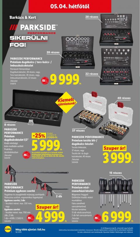 LIDL akciós újság