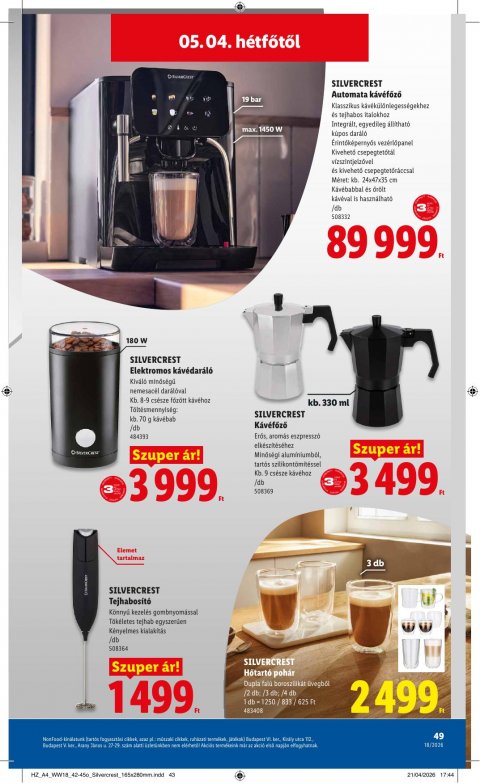 LIDL akciós újság