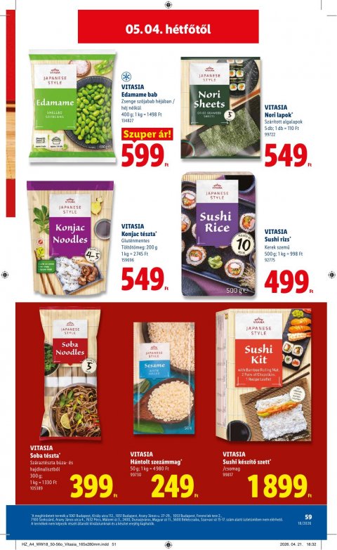 LIDL akciós újság