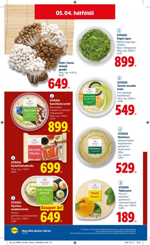 LIDL akciós újság