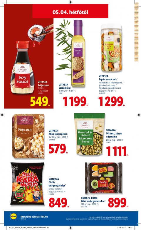 LIDL akciós újság