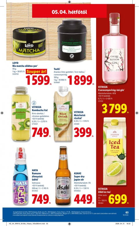 LIDL akciós újság