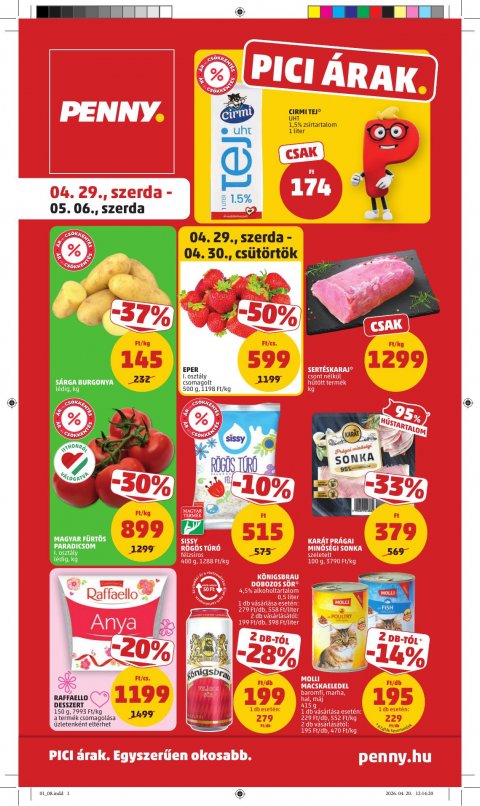 PENNY akciós újság od 29. 4. 2026 do 6. 5. 2026
