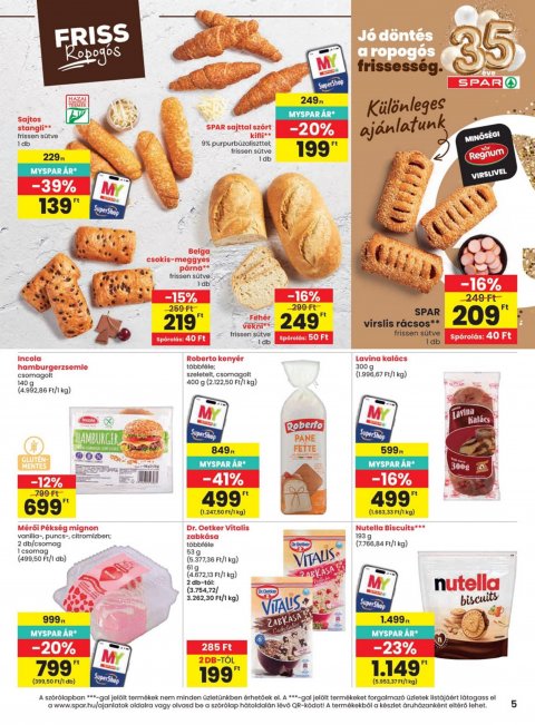 SPAR akciós újság