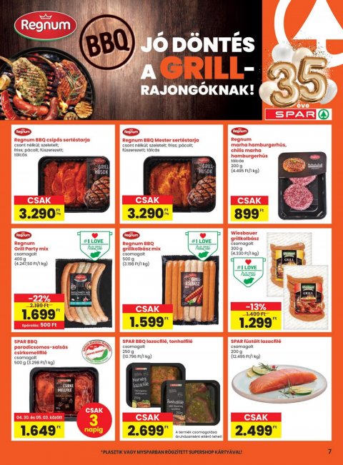 SPAR akciós újság