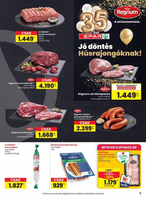 SPAR akciós újság