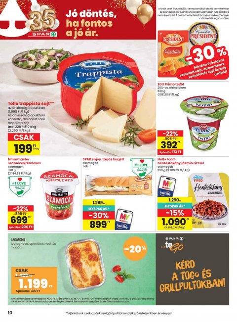 SPAR akciós újság