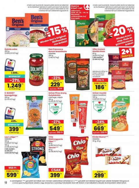 SPAR akciós újság