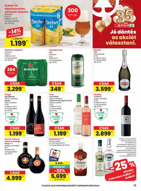 SPAR akciós újság