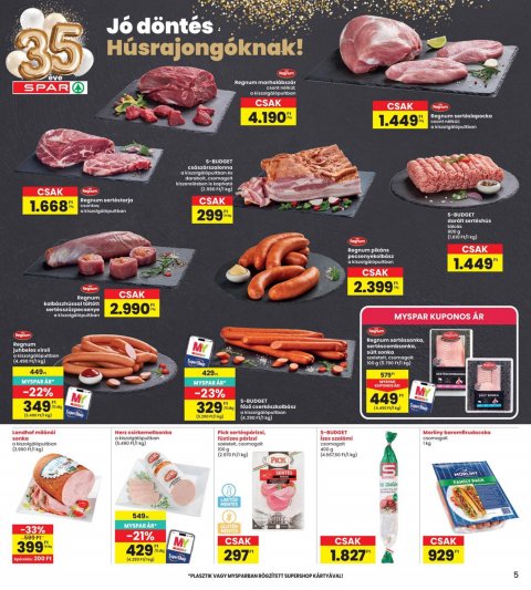INTERSPAR akciós újság