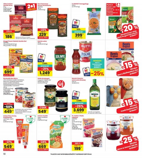 INTERSPAR akciós újság