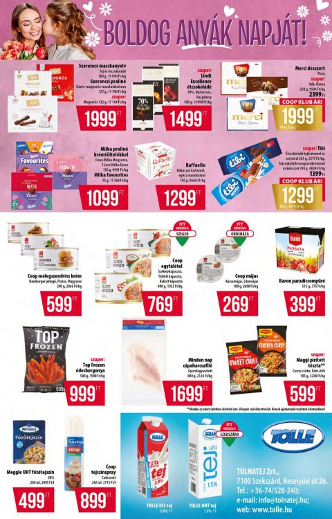 COOP országos akciós újság