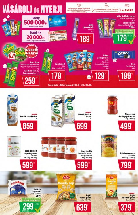 COOP országos akciós újság